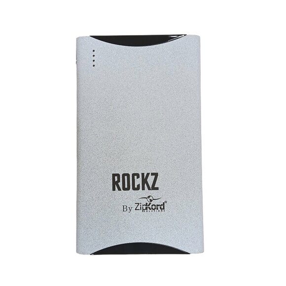 ZipKord Rockz Power Bank Portable USB Charger Lithium Battery 5V 4000 mAh Gray - Picture 1 of 4
